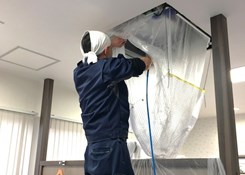 天井埋込み型エアコン洗浄